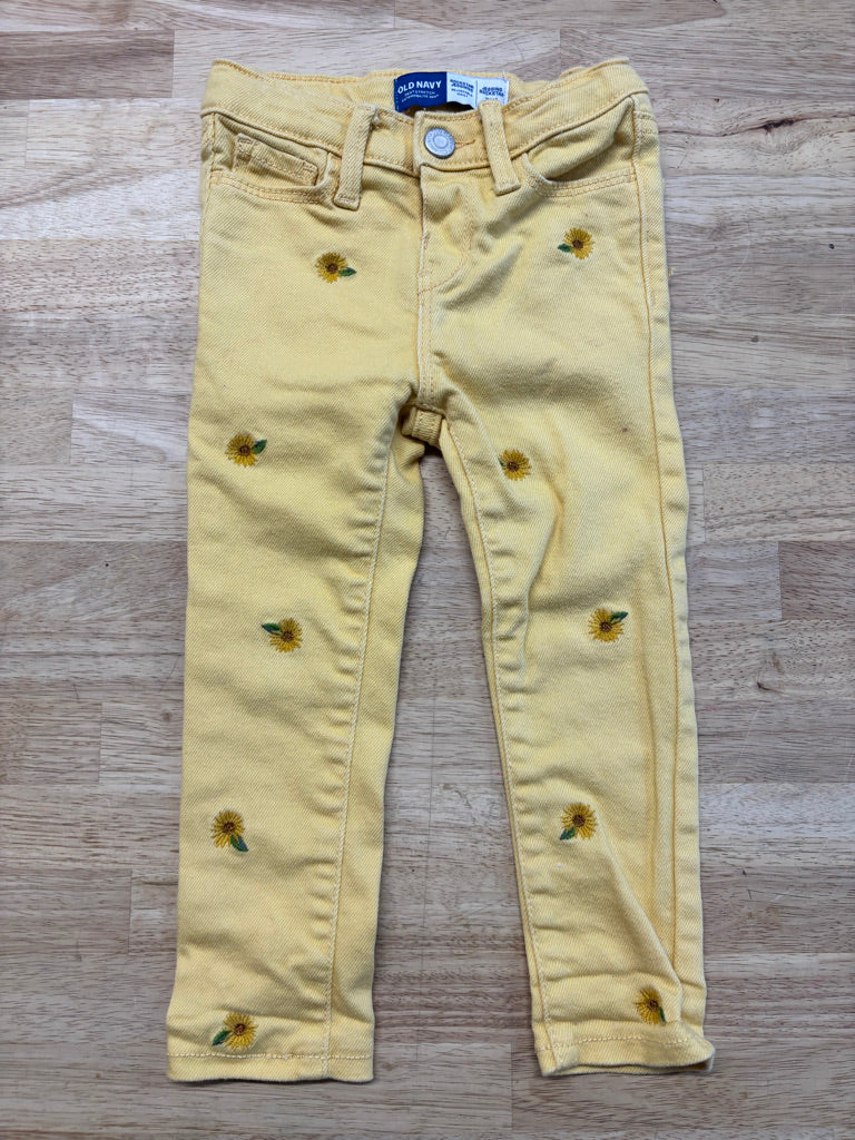 Old Navy Sunflower Jeans – 3T