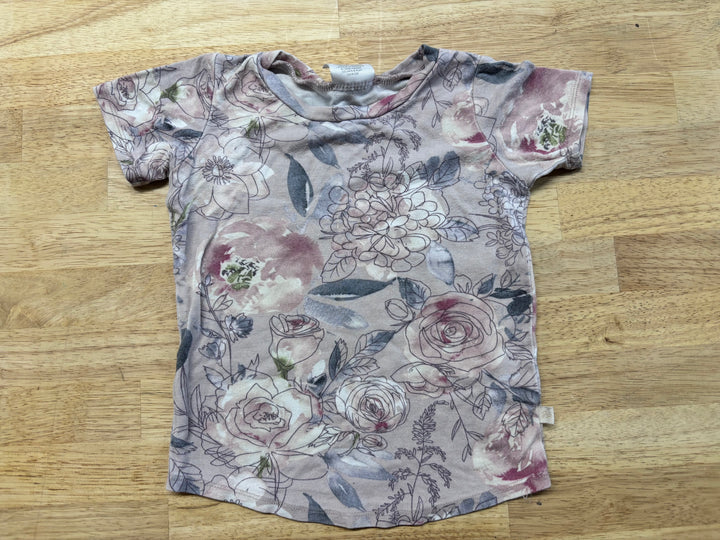Jax & Lennon Lilac Floral Short Sleeve Top 18–24M (Fair)