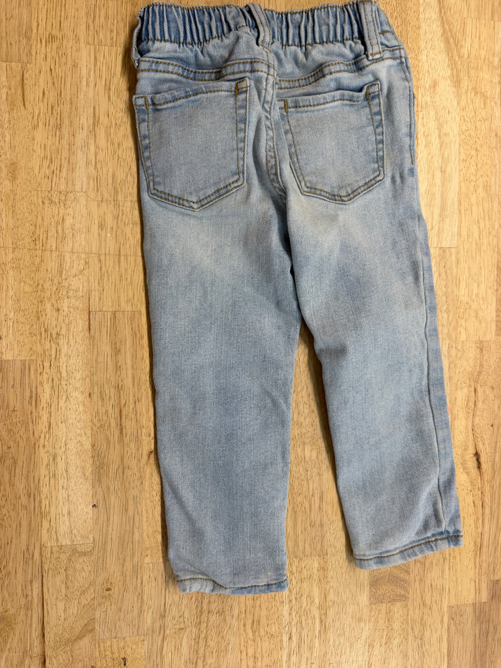 Old Navy Skinny Jean – 2 | Light Wash | Adjustable Waist | Distressed