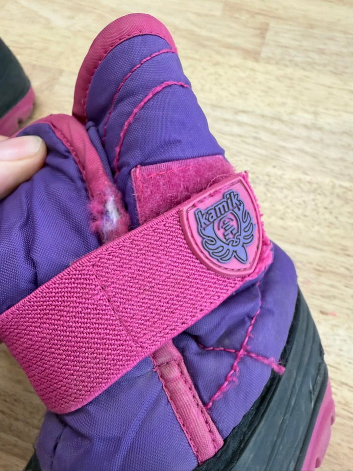 Kamik Snow Boots – 8 | Purple & Pink - Nest and Sprout - Consignment