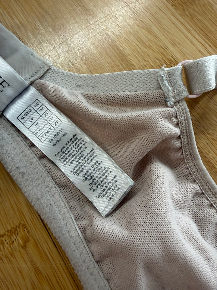 Cake Maternity Nursing Bra – 36F | Beige | Lace Sides