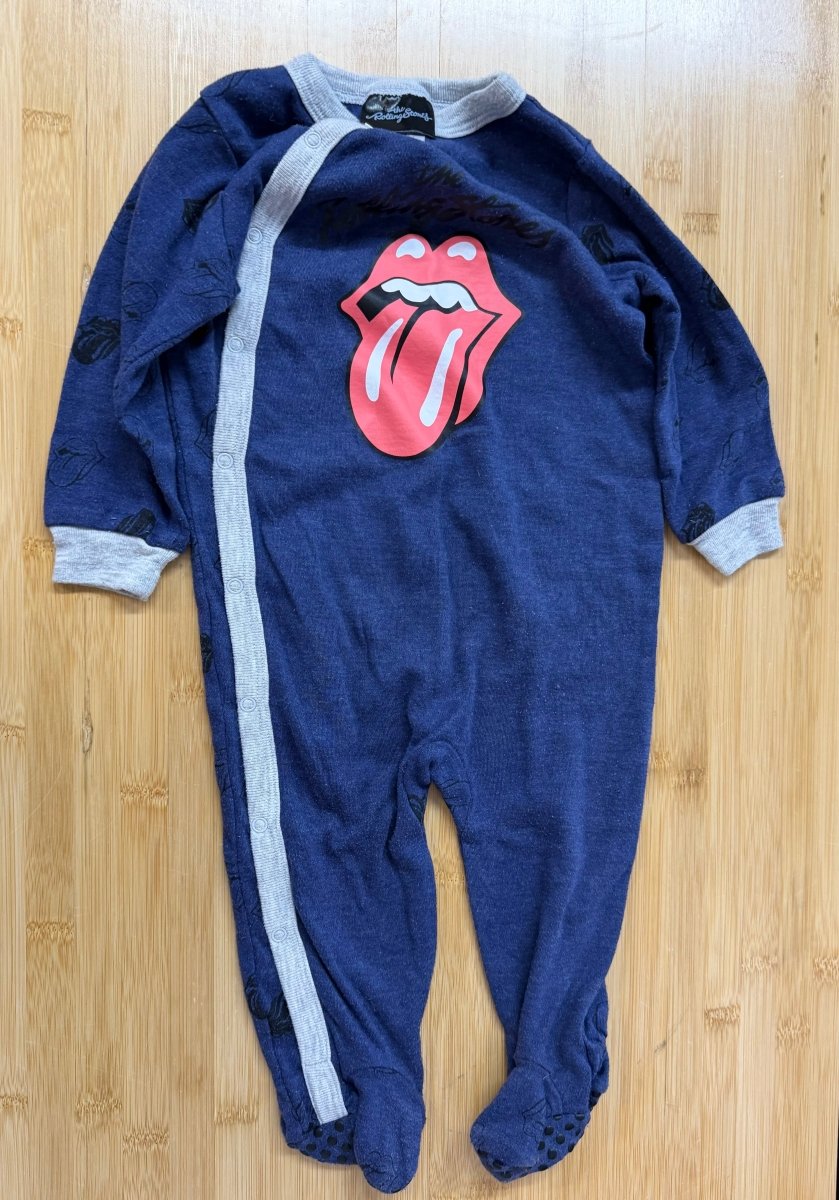 rolling Stone Snap-Up Footed Sleeper – 12–18M | Play - Nest and Sprout-Consignment