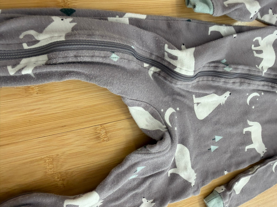 Zippy Jamz Fox Print Sleeper – 18–24M | Grey | Play