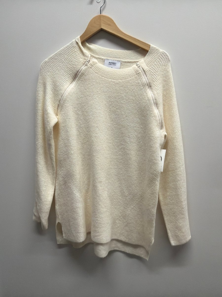 Old Navy Maternity Nursing Sweater Cream | Size M - Nest and Sprout - Consignment