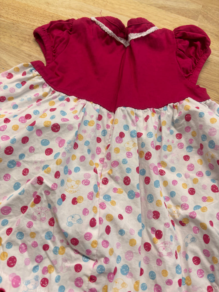 Teddy Dress – 50CM Bright Pink