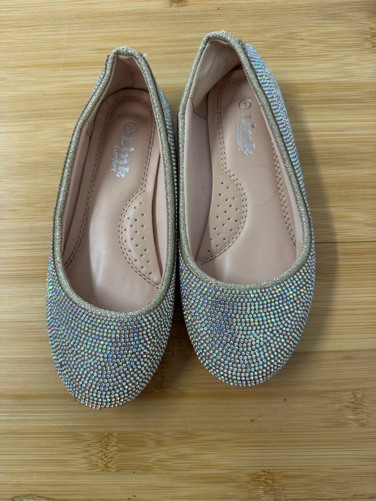 Link Sequin Sparkle Flats – Youth 1 | Play - Nest and Sprout-Consignment