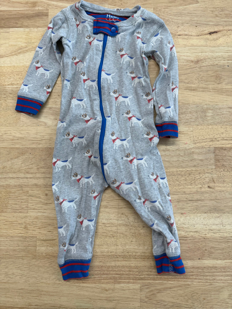 Hatley Puppy Dog Sleeper Grey Blue | Size 6–9M