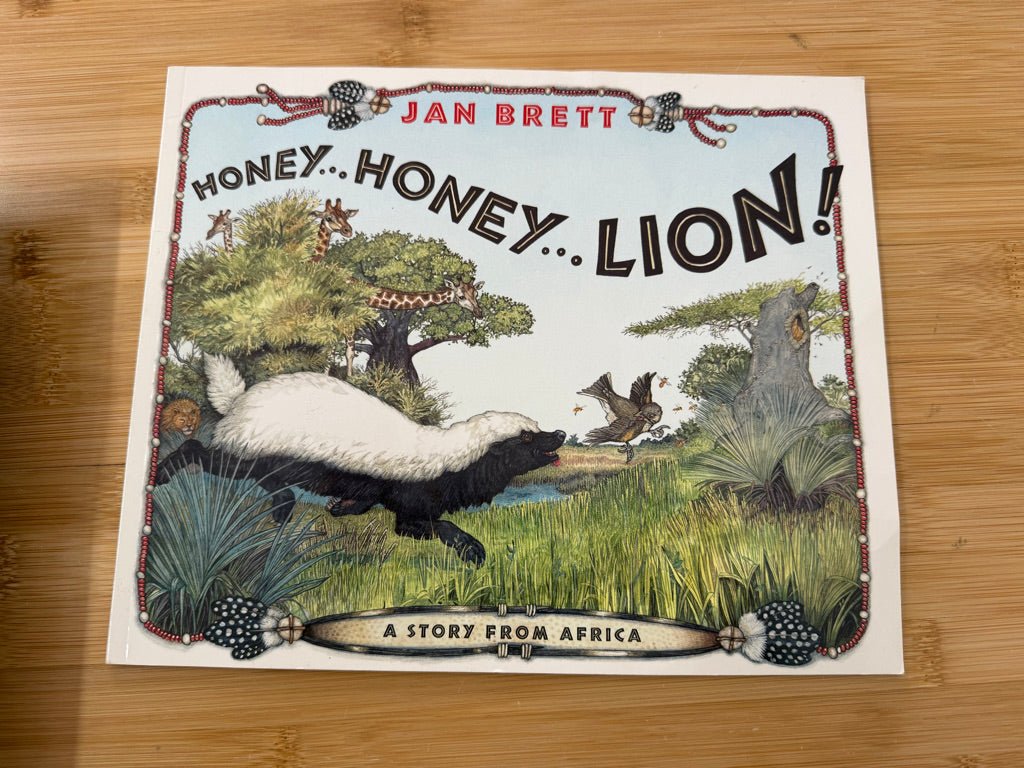 Honey...Honey...Lion! – Softcover Book | Jan Brett - Nest and Sprout-Consignment