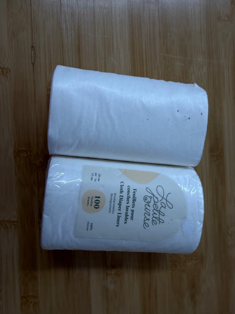 LPO Bamboo Disposable Diaper Liners – Opened Package - Nest and Sprout-Consignment