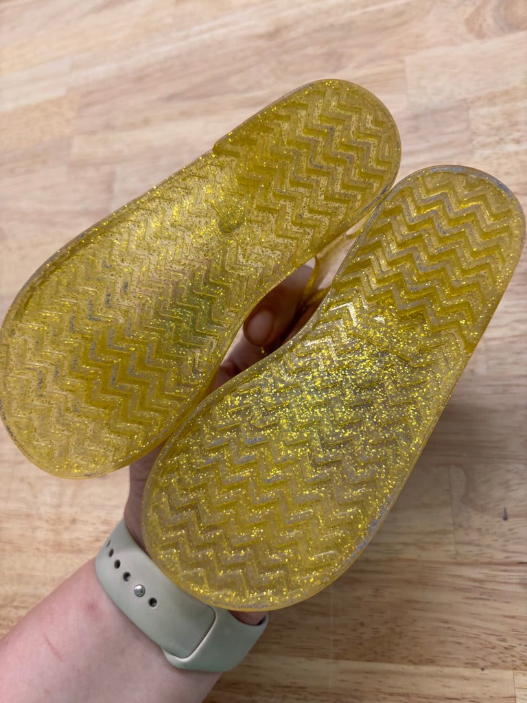 Old Navy Yellow Jelly Sandals, Size 9