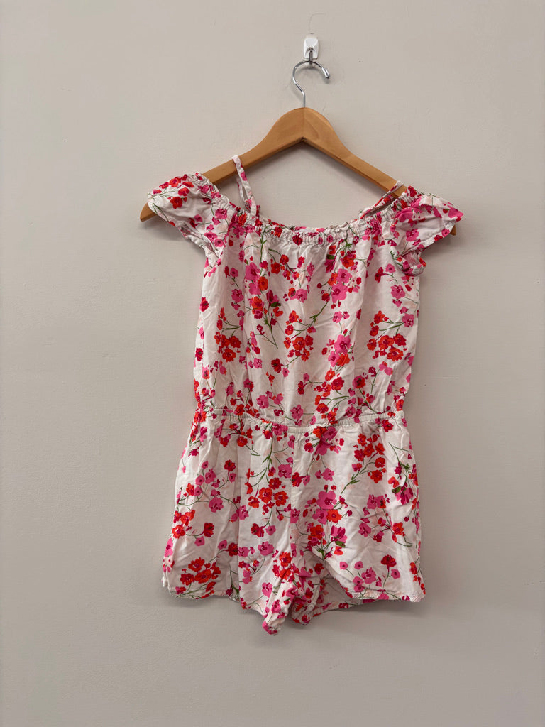Children’s Place Romper – 10/12 White Floral