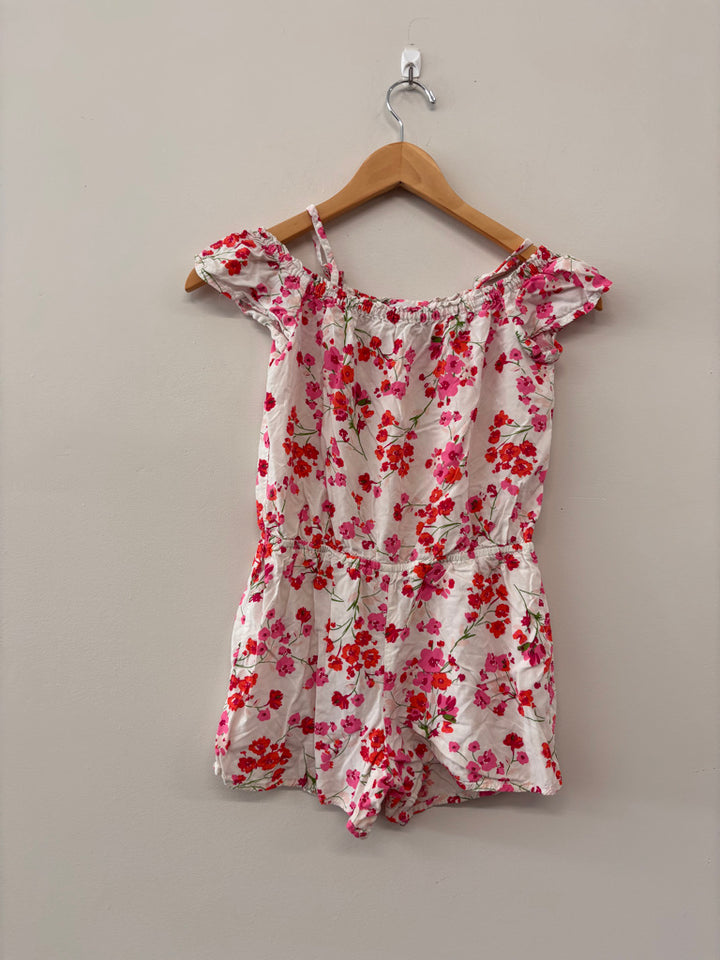 Children’s Place Romper – 10/12 White Floral