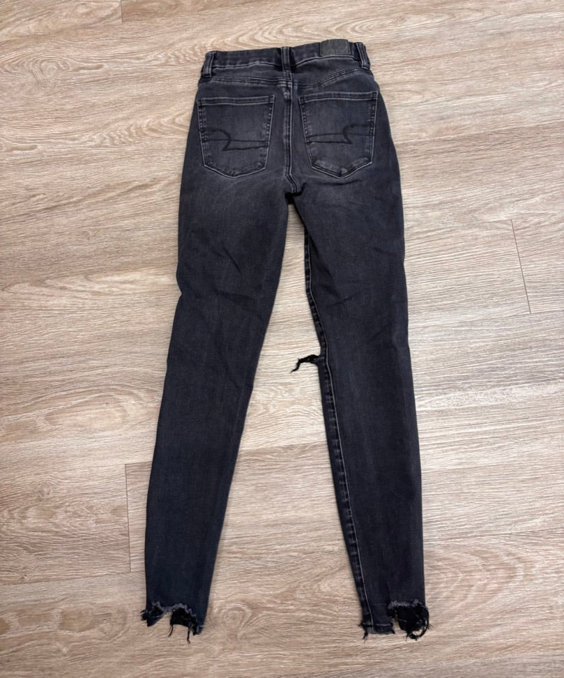American Eagle Size 00 Regular Dream Jeans – Black (60cm Waist) - Nest and Sprout - Consignment