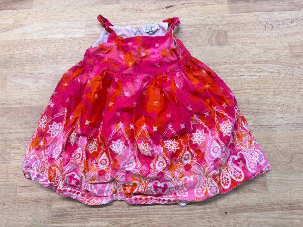 Polka Tots Layered Summer Dress – 2T - Nest and Sprout - Consignment