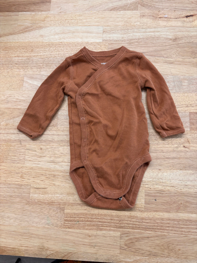 Carter’s 3M Kimono Bodysuit – Light Brown