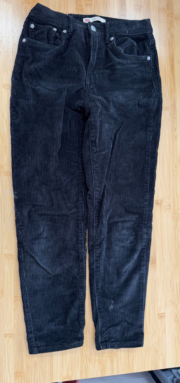 Levi's Mini Mom Corduroy Pants – 12 | Black | Play