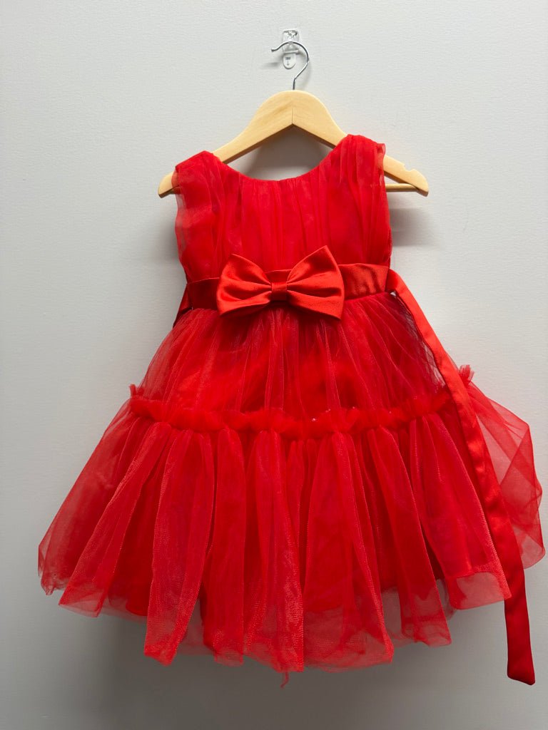 Red Tulle Special Occasion Dress – 2–3Y - Nest and Sprout-Consignment