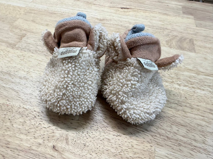 Mygga Bear Slippers – 3 (6–9M Est.) | Light Brown - Nest and Sprout - Consignment