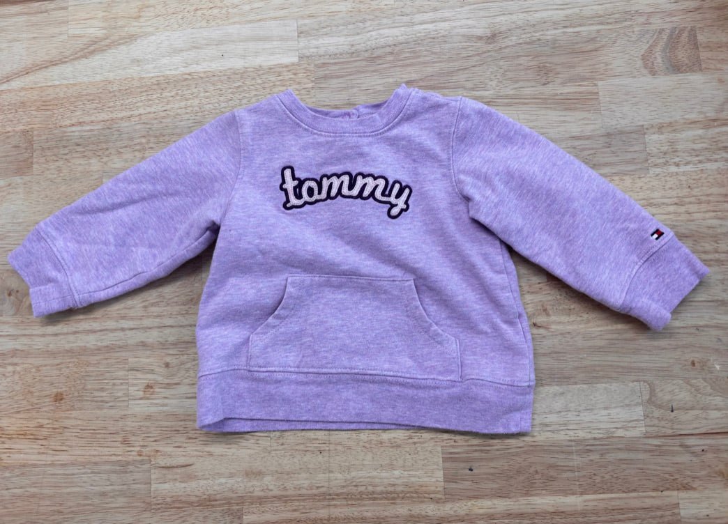 Tommy Hilfiger 6 - 12M Grey Sweatshirt - Nest and Sprout - Consignment