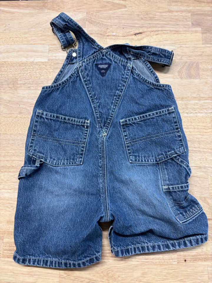 OshKosh 24M Denim Short Overalls