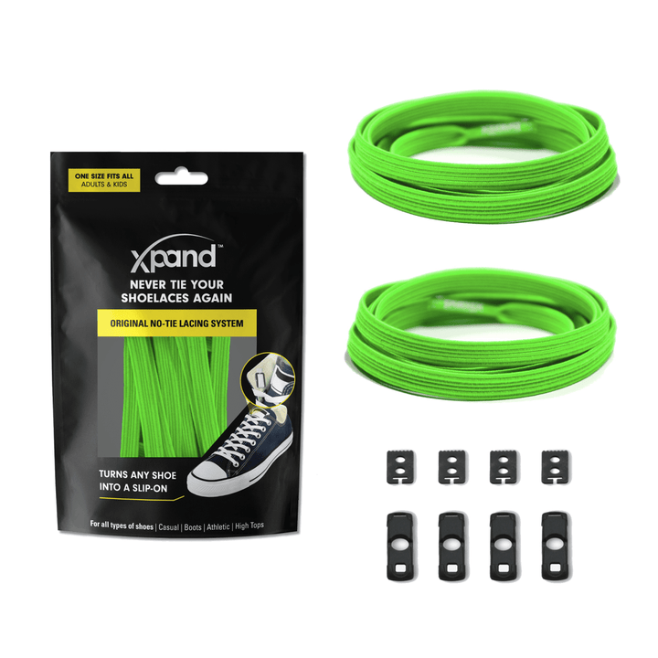 No - Tie Elastic Flat Shoelaces | No More Tying | One Size - Nest and Sprout - Xpand Laces