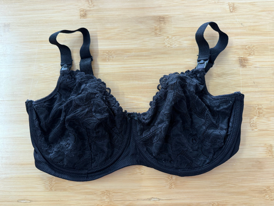 Change Lace Nursing Bra – 36H | Black | Underwire