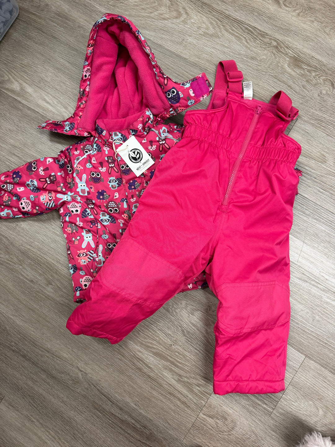 George Two Piece Snowsuit – 18/24 Months | Fuchsia
