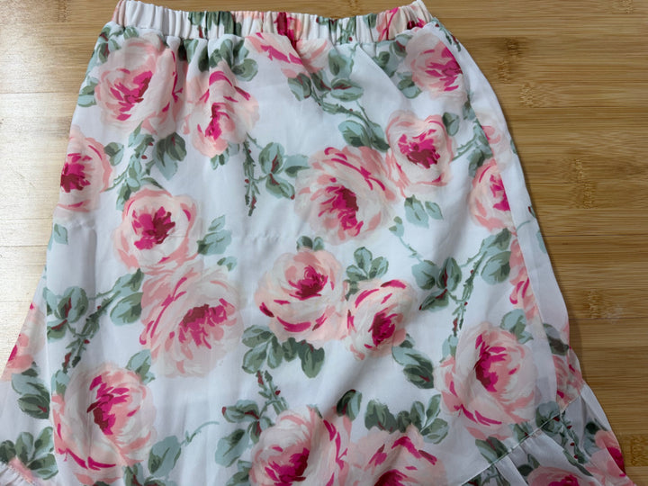 The Children's Place Rayon Floral Skirt – 7/8 | High-Low Cut | Play