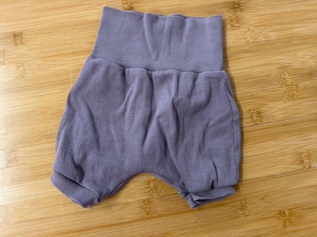 Gro by Zoe Grow With Me Harem Shorts – 3–12M | Lilac - Nest and Sprout-Consignment