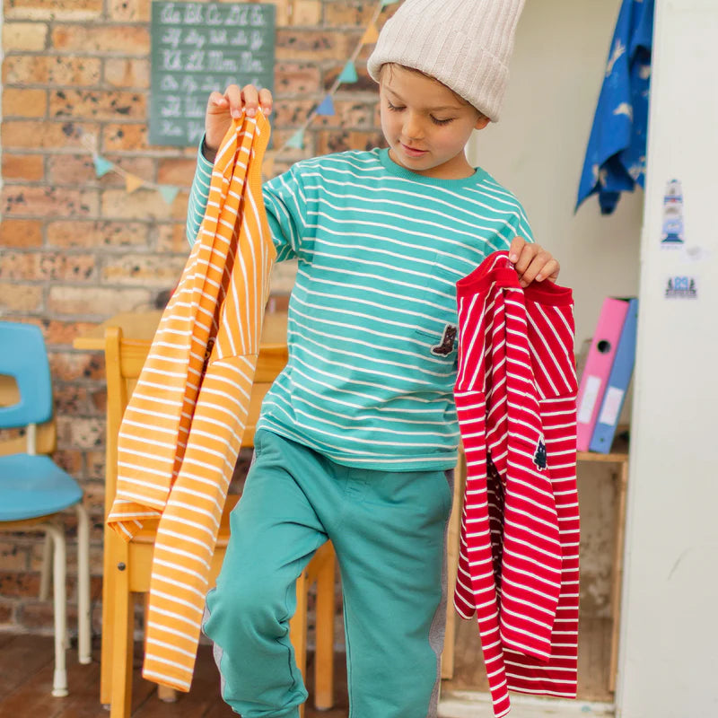 Children's Shirt | Turquoise Striped