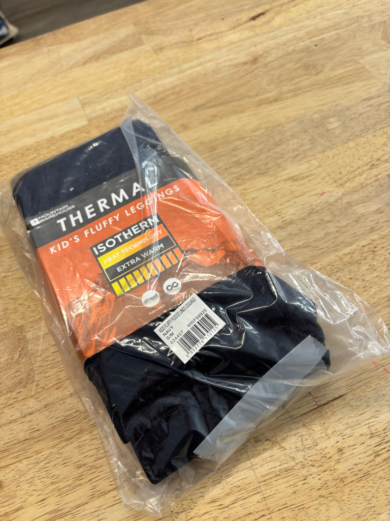 Mountain Warehouse Thermal Fluffy Leggings Navy | Size 3–6Y NWT