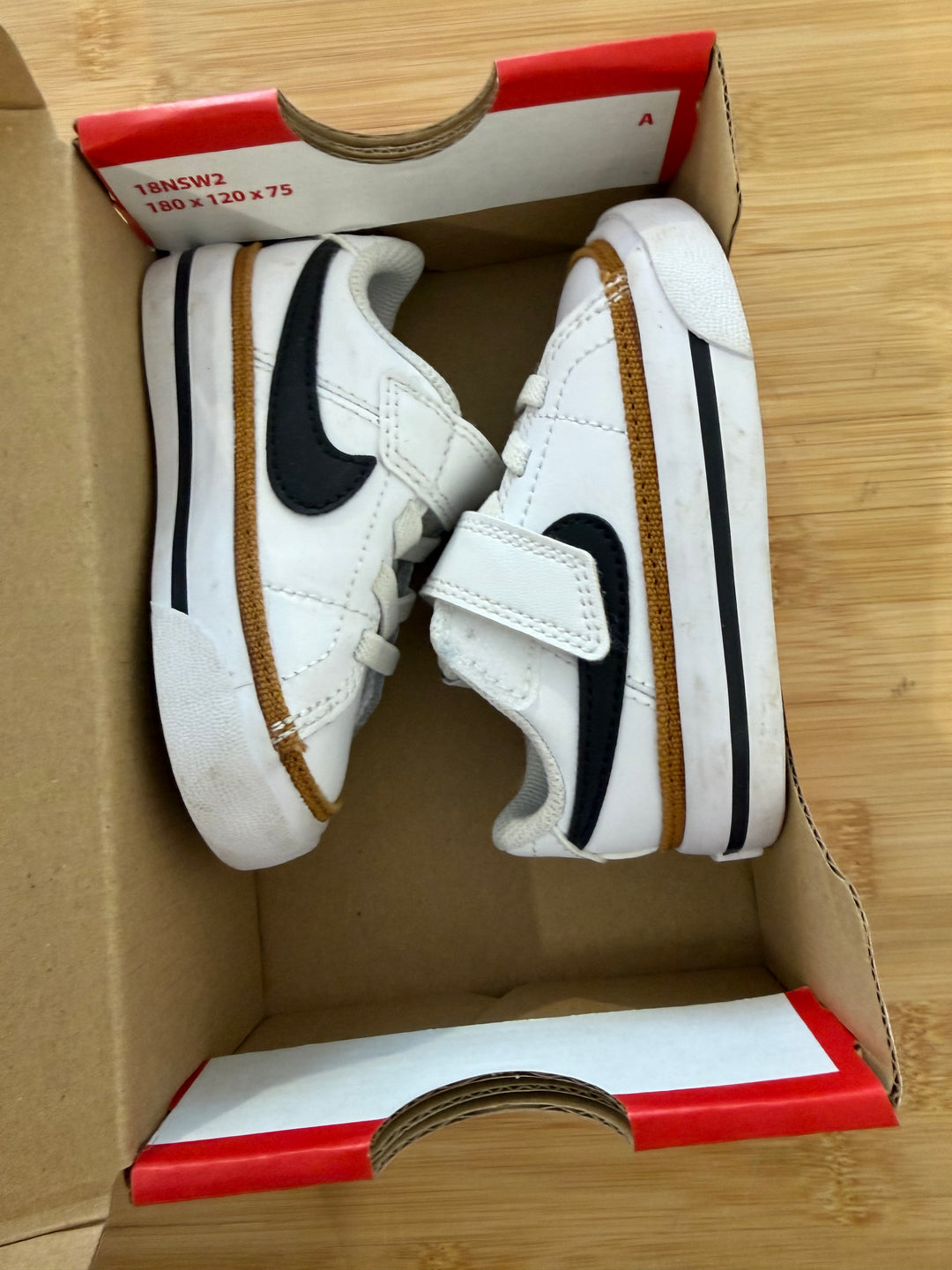 Nike Court Legacy White Black Desert Ochre – C4 | New in Box