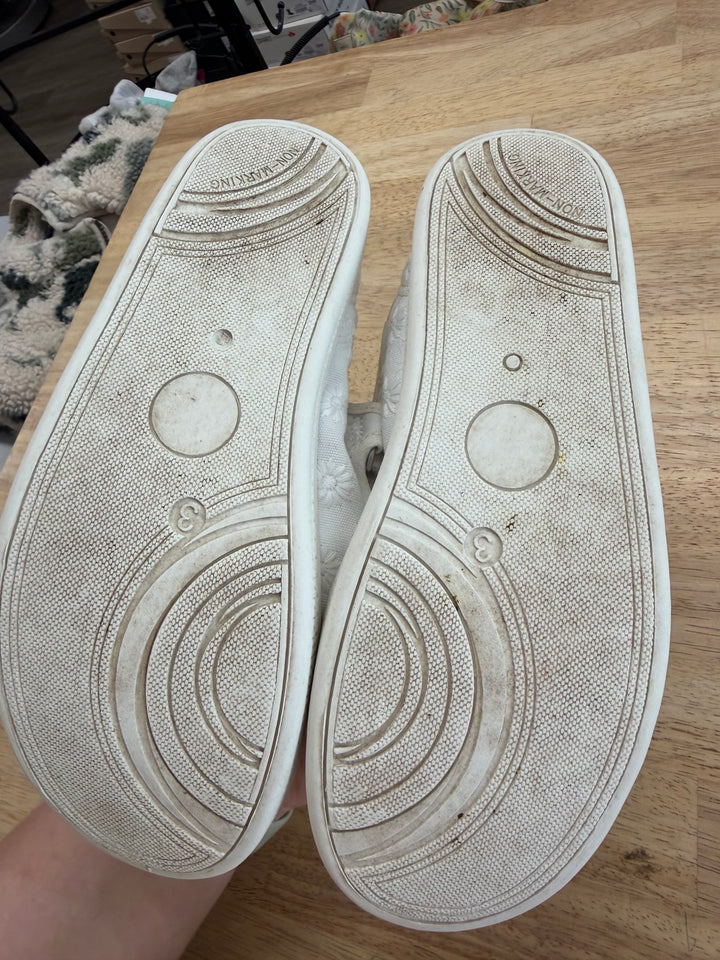 George Mary Jane Shoes – Youth 3 | White | Imperfect
