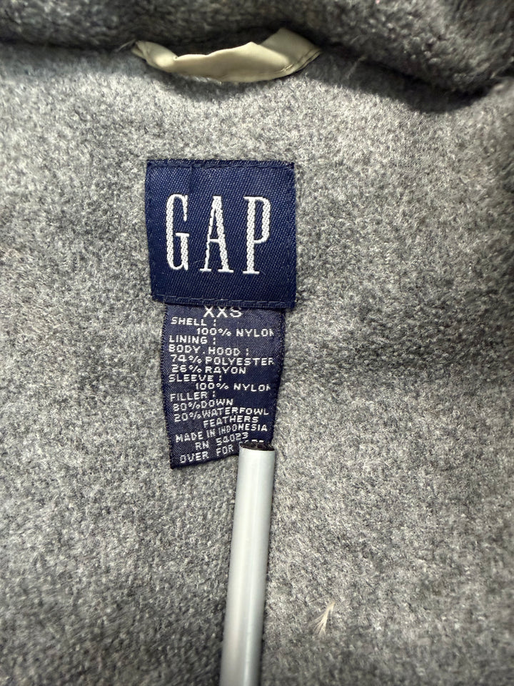 Gap Down Puffer Jacket – XXS | Light Green | Fleece Lined