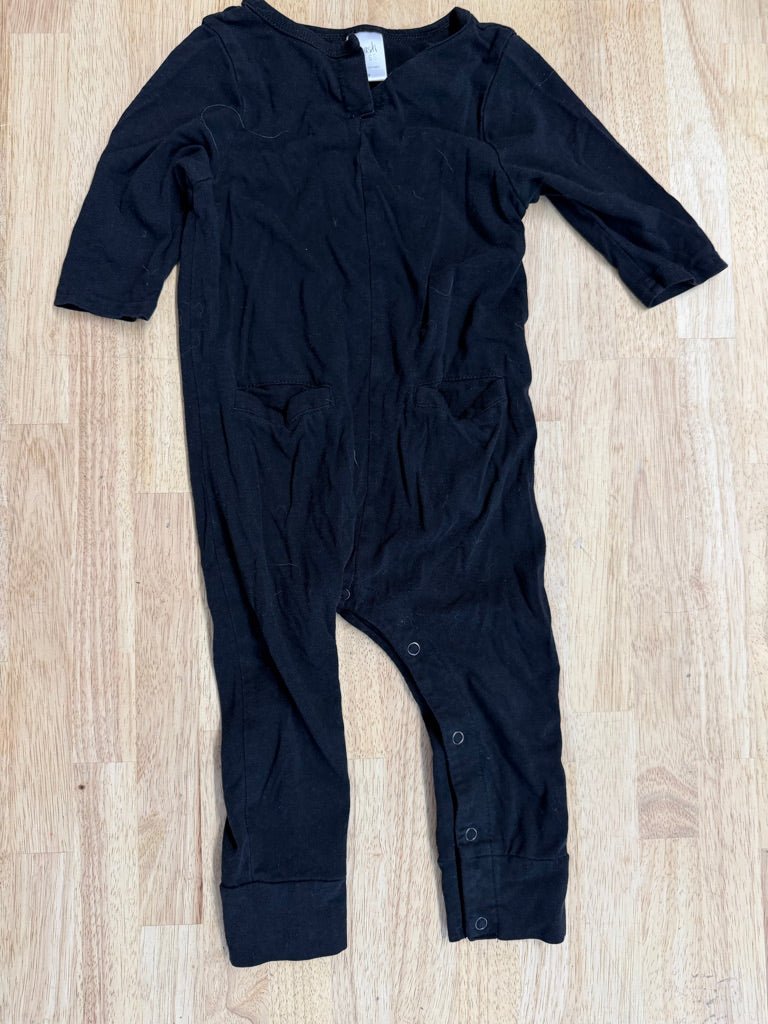 Smash + Tess Romper – 2Y | Black Snap Crotch - Nest and Sprout - Consignment