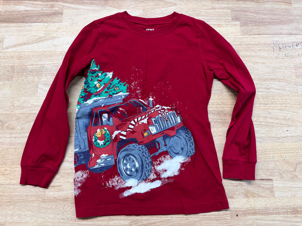 Carters Christmas Jeep LS Tee 10/12