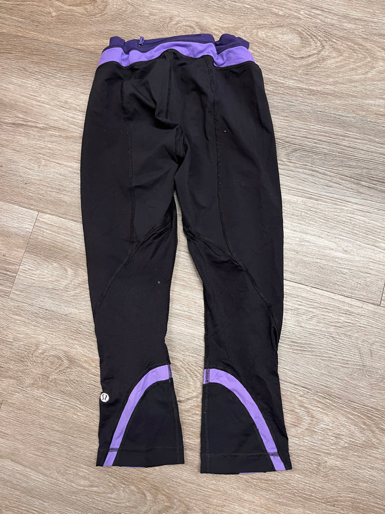 Lululemon Crop Leggings – BlacK ADULT 6