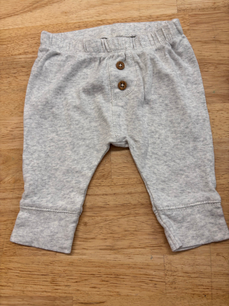 Carters Leggings – Size 3M (Grey, Like New)