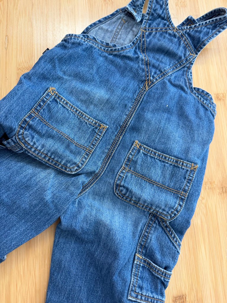 Gap Snap Strap Overalls – 18–24M | 100% Cotton Vintage Spring 2013 - Nest and Sprout-Consignment