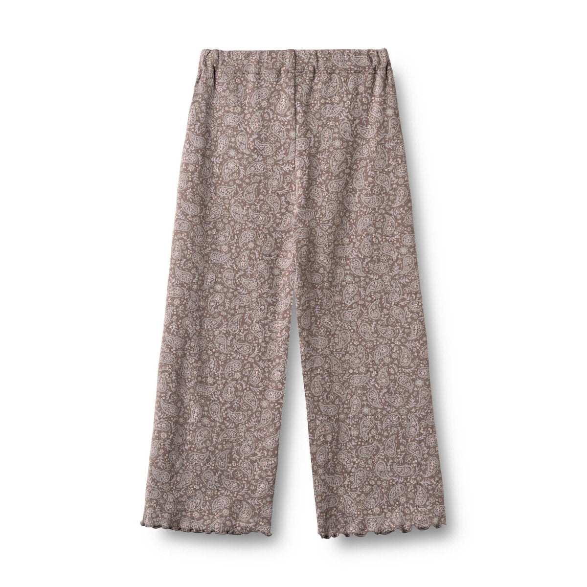 Wheat Jersey Pants Ela - Purple Plum Paisley - Nest and Sprout-Wheat Kids