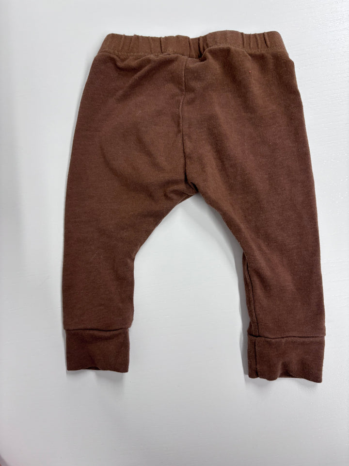 Jax & Lennon Newborn Brown Baby Pants