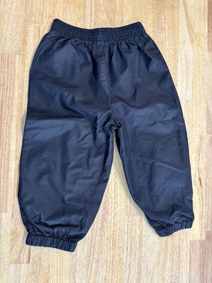 Please Mum Black Rain Pants | Size 2Y (XXS) - Nest and Sprout - Consignment
