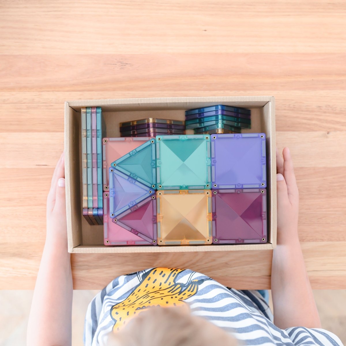 Connetix Pastel Starter Kit, 64 Pieces - Nest and Sprout - Connetix