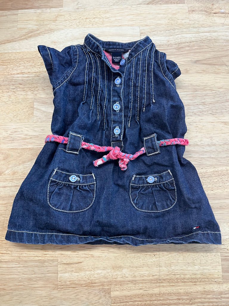 Tommy Hilfiger 3–6M Denim Dress - Nest and Sprout - Consignment