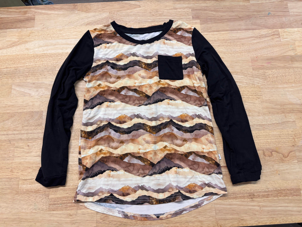 Ploom Baby Long-Sleeve Shirt – Size 7/8Y Sierra Brown