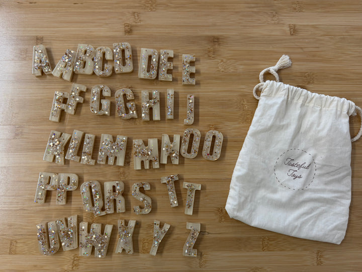 Tasteful Toys Glitter Letter Set – One Size