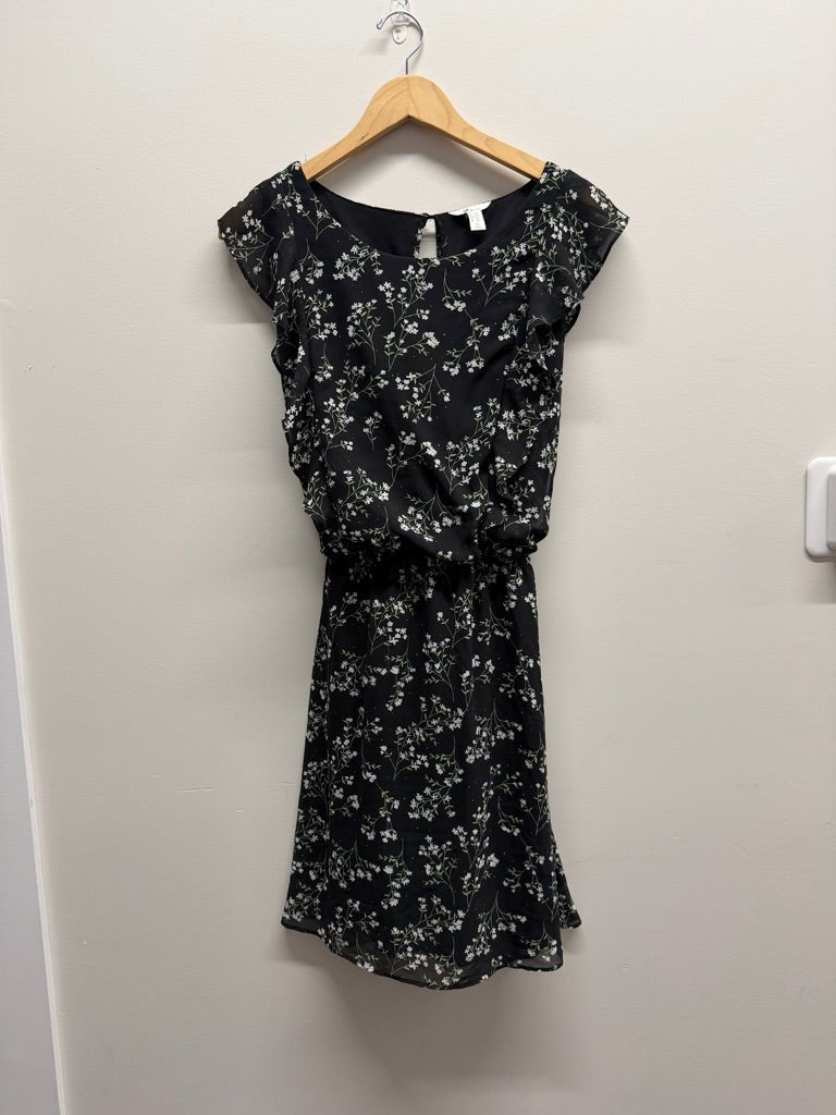 Thyme Maternity Dress – XL | Black Floral - Nest and Sprout - Consignment