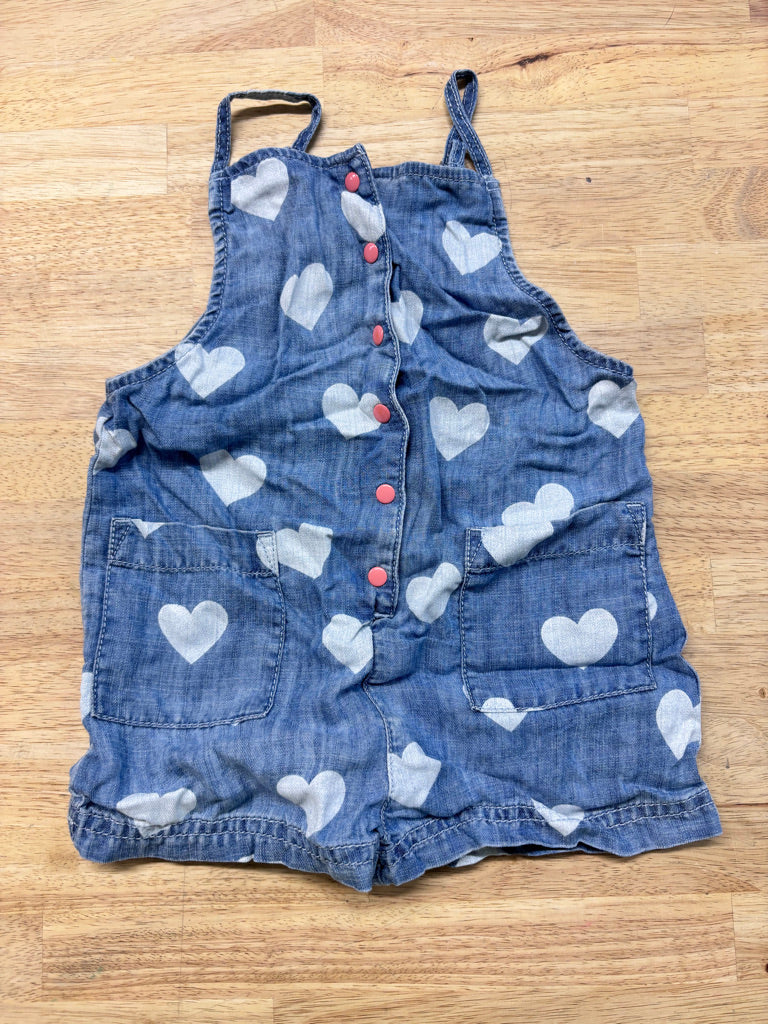 Hatley Denim Short Overalls – 3Y