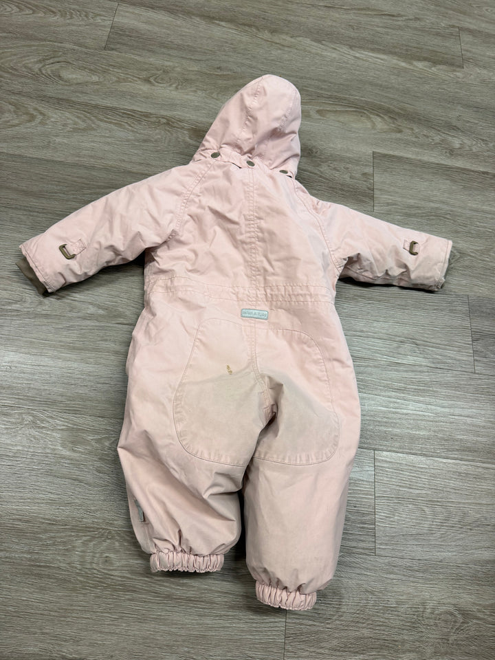 Mini A Ture Snowsuit – 12 Months | Pink | Thermolite | Double Zipper