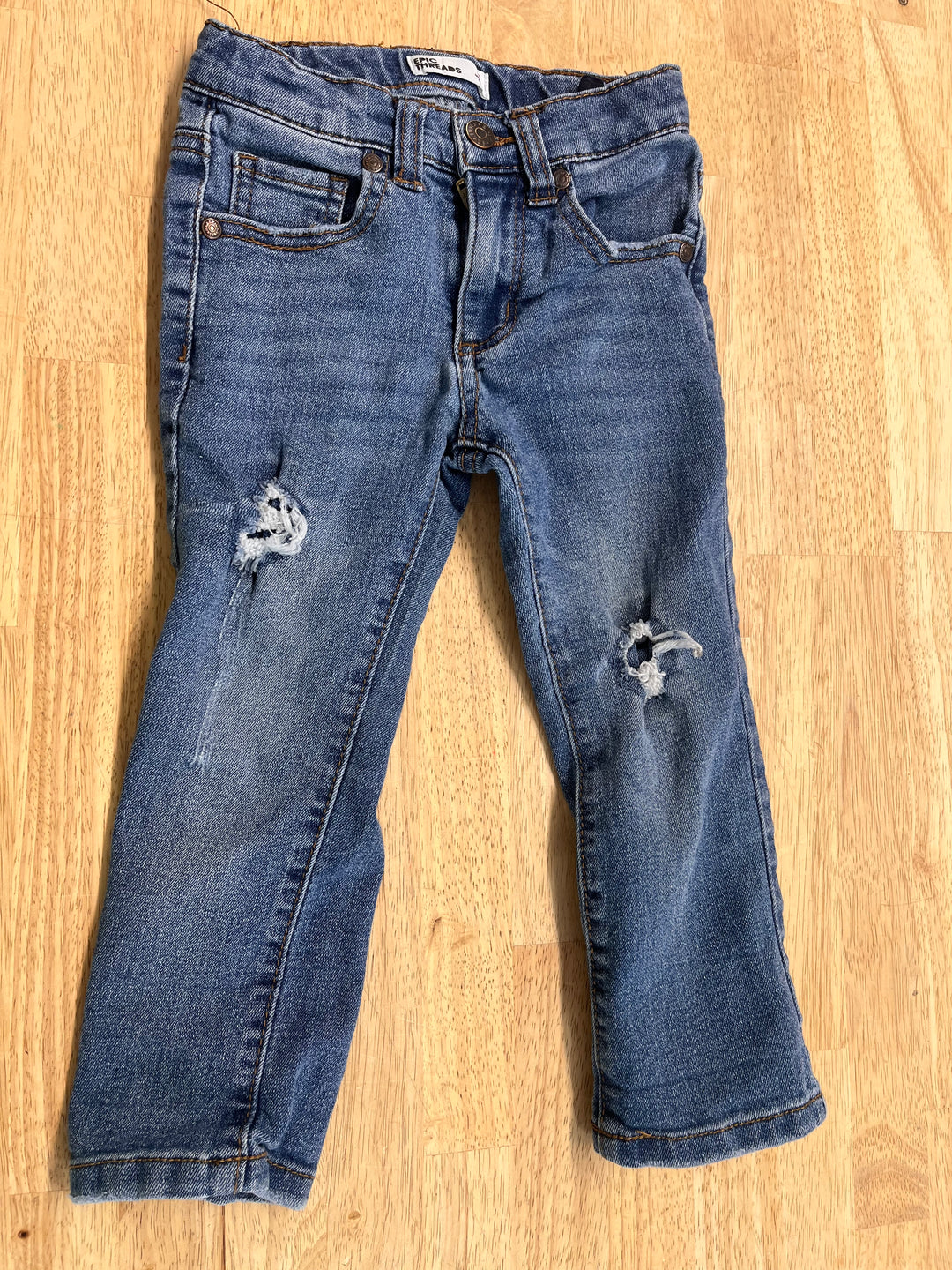 Epic Threads Distressed Jeans – 2 | Light-Medium Wash